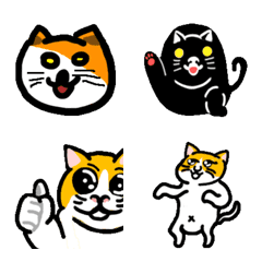 [LINE絵文字] Naughty cats love playing scriptの画像