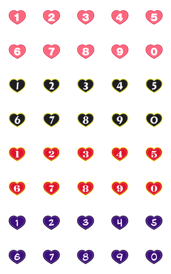 [LINE絵文字]Number emoji 83の画像一覧