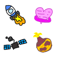 [LINE絵文字] Emoji spaceの画像