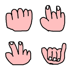 [LINE絵文字] Ugly Fingerの画像