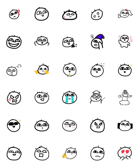 [LINE絵文字]Modified Edition morri emojiの画像一覧