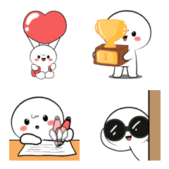 [LINE絵文字] Little Baldie : Animated Emojiの画像