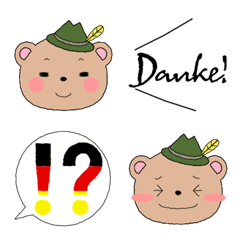 [LINE絵文字] German simple emojiの画像