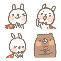 [LINE絵文字] Super Bunny : emotionの画像