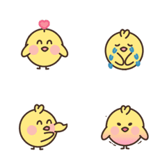 [LINE絵文字] A Day of baby chick BBiNyangの画像