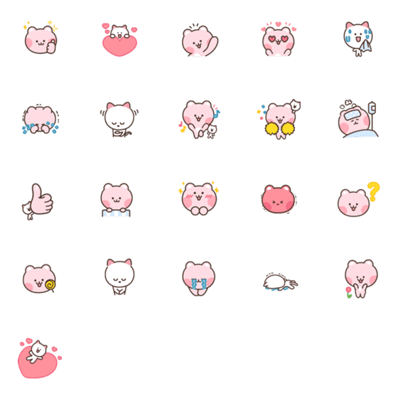 [LINE絵文字]A Day of  PingGom ＆ PingYangの画像一覧