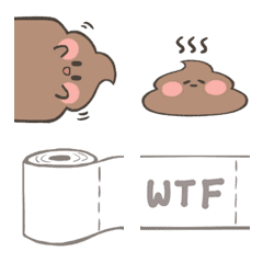 [LINE絵文字] poopoo emojisの画像