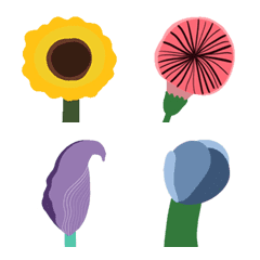 [LINE絵文字] Flowers fullyの画像