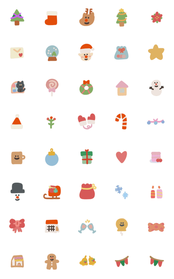 [LINE絵文字]You can spend Christmasの画像一覧