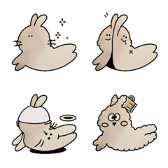 [LINE絵文字] bunnyyy emojiiiの画像