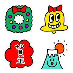 [LINE絵文字] riekimのお正月•クリスマス•冬絵文字の画像