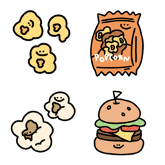 [LINE絵文字] I popcorn youの画像