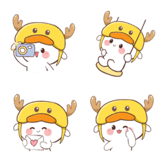 [LINE絵文字] Ducky Deer (Emoji)の画像