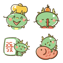 [LINE絵文字] Sugar Quest Little dragon baby new yearの画像