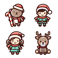 [LINE絵文字] クリスマスシーズンの絵文字の画像