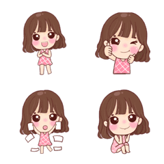 [LINE絵文字] NongNamcha, a sweet, cute, bright girlの画像