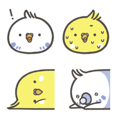 [LINE絵文字] Budgie: Romeo and Juliet's Emojiの画像