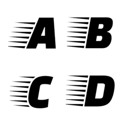 [LINE絵文字] ABC123$%の画像