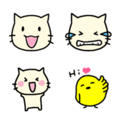 [LINE絵文字] ちびねこチロ 絵文字の画像