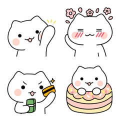 [LINE絵文字] Tofu : Meaw cute Emoji2の画像