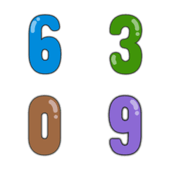 [LINE絵文字] numberscute1の画像