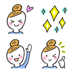 [LINE絵文字] 大人かわいい♡日常絵文字の画像