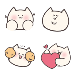 [LINE絵文字] Friendly cat everywhere sticker 1の画像