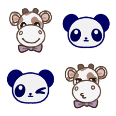 [LINE絵文字] Meimei＆Pandaの画像