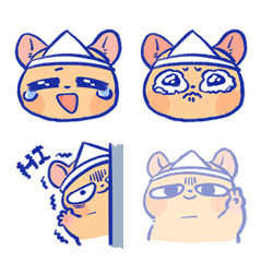 [LINE絵文字] overworked hamsterの画像