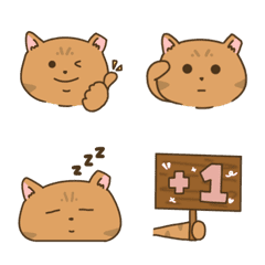 [LINE絵文字] orange_cat_MOMO2の画像