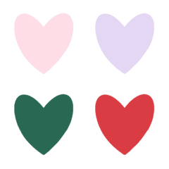 [LINE絵文字] heart color by mumulaの画像