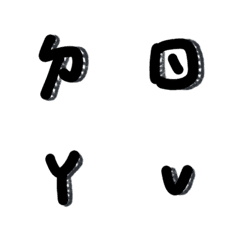 [LINE絵文字] Mandarin Phonetic Symbols_add shadowの画像