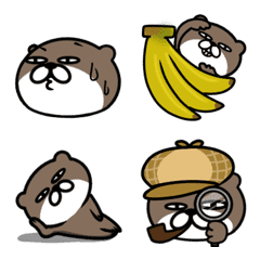 [LINE絵文字] 目つきの悪いカワウソ6 修正版の画像