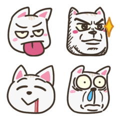 [LINE絵文字] GauGuai Cat Emojiの画像