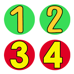 [LINE絵文字] Number in circle V2.2の画像