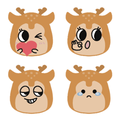 [LINE絵文字] Deer expressionの画像