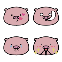 [LINE絵文字] Pig Pig expressionの画像