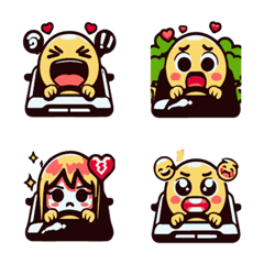 [LINE絵文字] Car Emoji Stickers (1)の画像