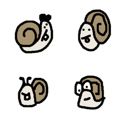 [LINE絵文字] Am i a Snail？の画像