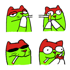 [LINE絵文字] lil Smokei catの画像