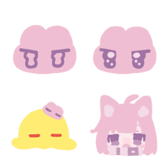 [LINE絵文字] mochifuwa emojiの画像