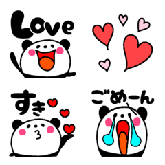 [LINE絵文字] まるパン♥気持ち伝えるよ♥の画像