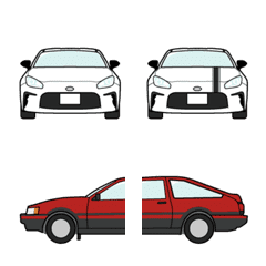 [LINE絵文字] 愛車の絵文字 -ライトFRスポーツ編②の画像