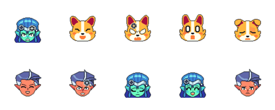 [LINE絵文字]ProtoCorgi Emojisの画像一覧