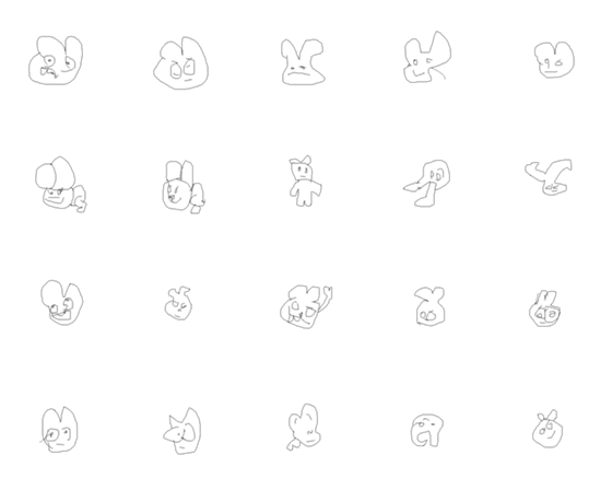 [LINE絵文字]Am i a Rabbit？の画像一覧