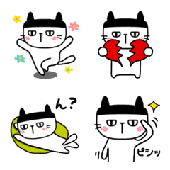 [LINE絵文字] ▶︎動く‼︎どうも。パッツンねこです♡①の画像