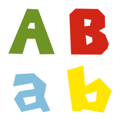 [LINE絵文字] Super game colorful alphabetの画像