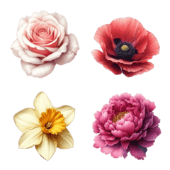 [LINE絵文字] flower and bouquetの画像