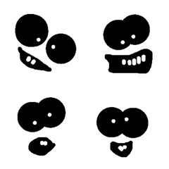 [LINE絵文字] I have eyes and two teethの画像