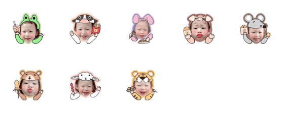 [LINE絵文字]The cute girl emojiの画像一覧